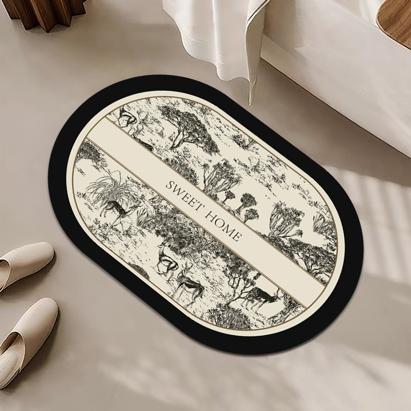 硅藻泥地垫展示